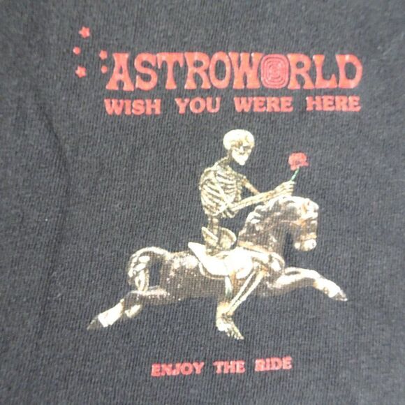 Astroworld Wish You Were Here Enjoy the Ride Shirt Size M - Picture 4 of 13